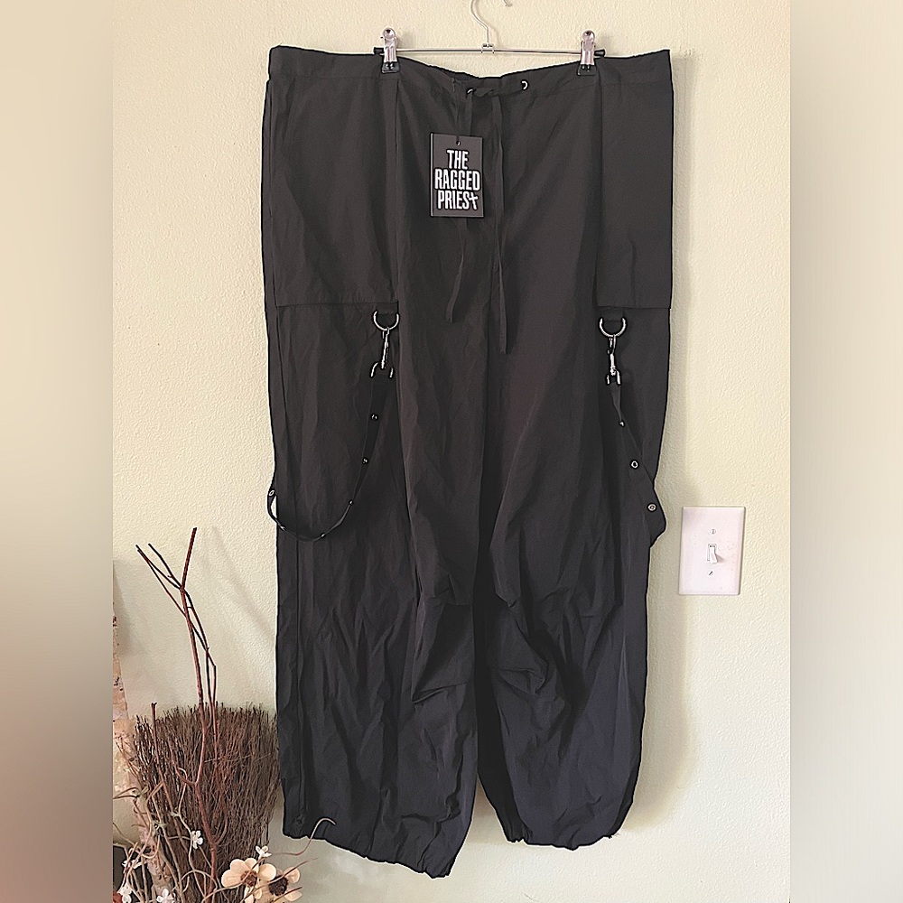 The Ragged Priest Black Wide Leg Pants
